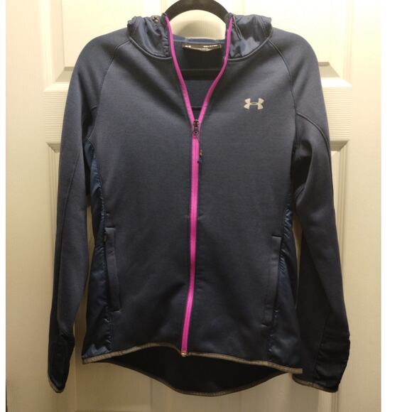 Under Armour Size S Coldgear Infrared Shield 3-Way Stretch Zip-Up Hooded Jacket - Picture 1 of 10
